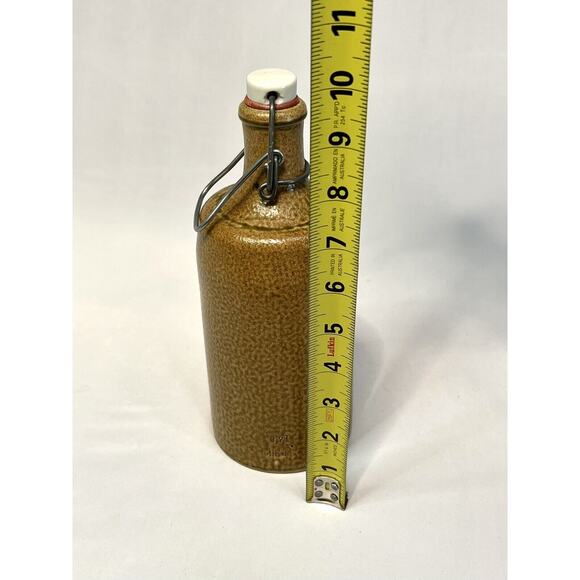 Vintage MKM Stoneware Beer Bottle w/ Porcelain Lid & Bale Collectors - Picture 5 of 7